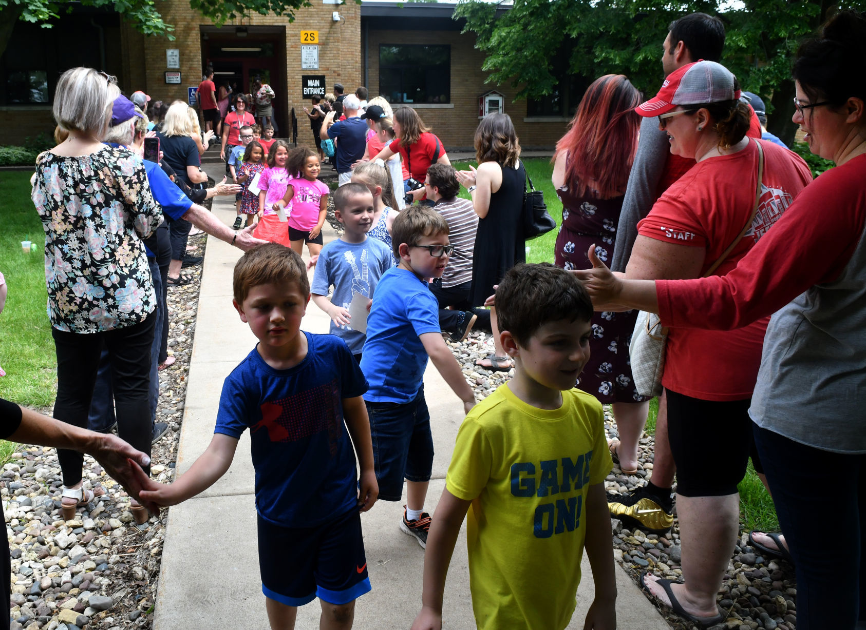 Last day of school for Thomas Jefferson Elementary in Bettendorf.